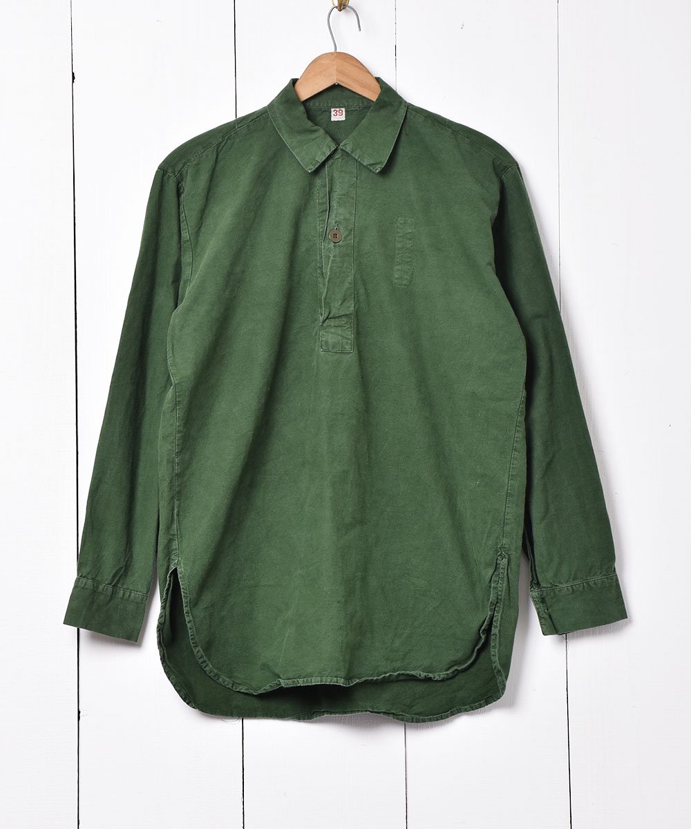 スウェーデン軍 プルオーバー ミリタリーシャツ - 古着のネット通販
